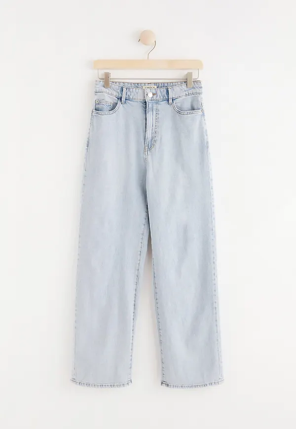 HANNA Vida high waist-jeans med croppat ben