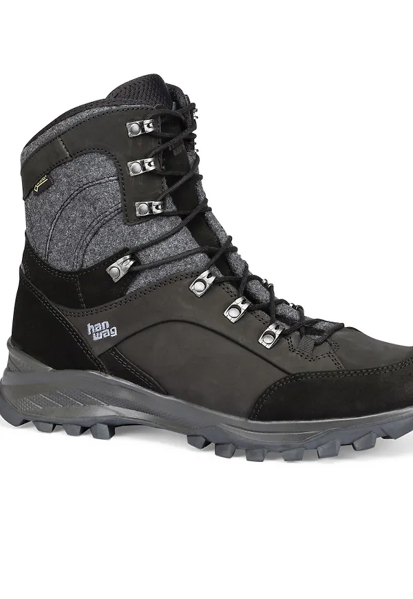 Hanwag Men's Banks Winter Gore-Tex Black/Asphalt