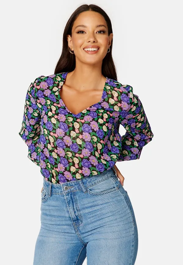 Happy Holly Beatrice blouse Patterned 44/46