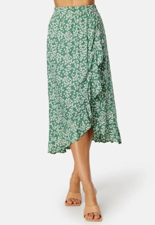 Happy Holly Emma skirt Green / Patterned 32/34