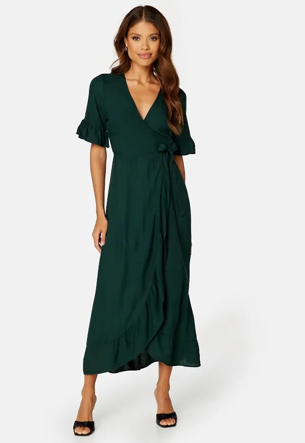 Happy Holly Emmie maxi dress Dark green 32/34