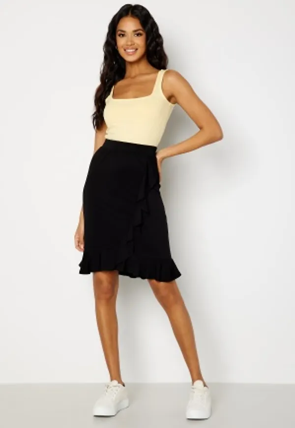 Happy Holly Soft Frill Skirt Black 48/50