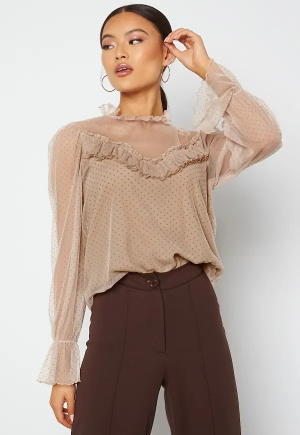 Happy Holly Jessica top Beige 44/46