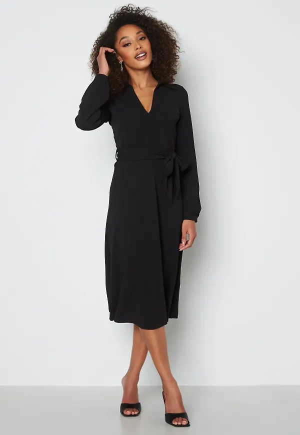 Happy Holly Londyn shirt dress Black 32/34