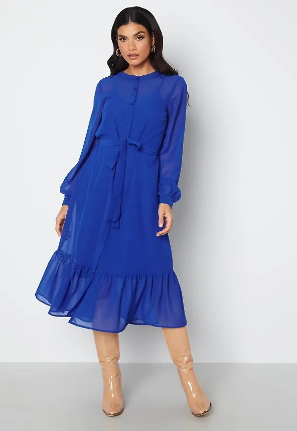 Happy Holly Lovis Midi Dress Blue 32/34