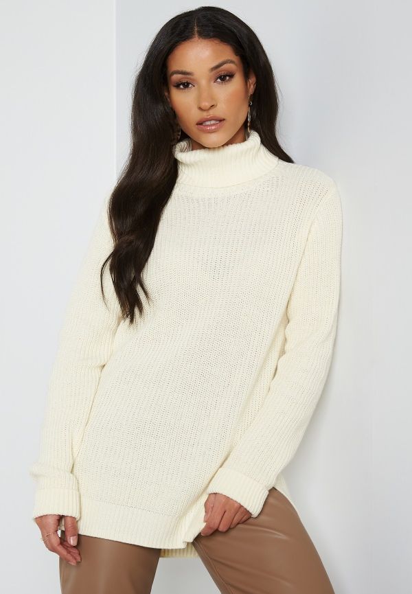 Happy Holly Lucy turtle neck sweater Cream 32/34