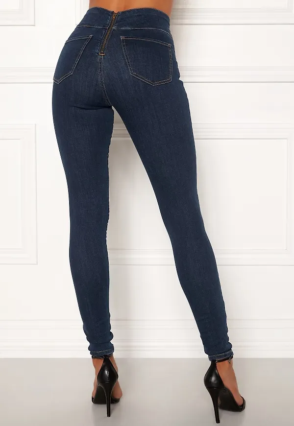 Happy Holly Lyra zip pants Medium denim 52S