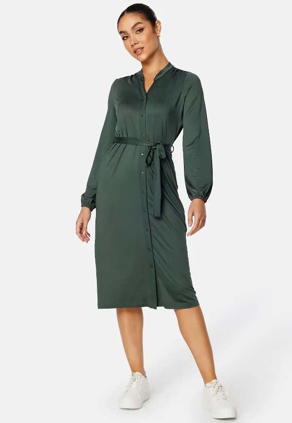 Happy Holly Madelyn midi dress Dark green 36/38
