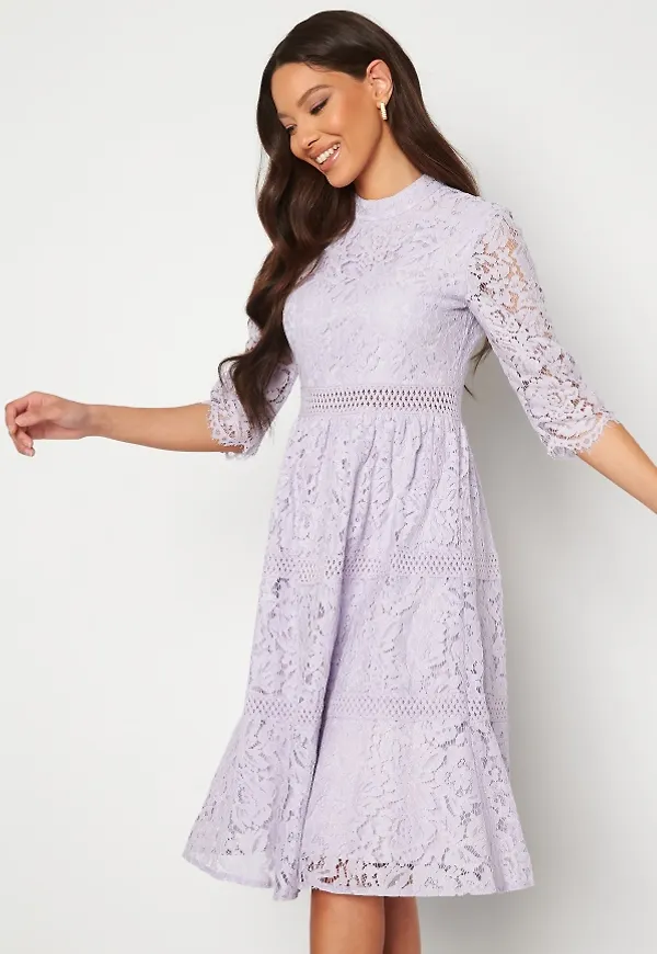 Happy Holly Madison lace dress Dusty lilac 42
