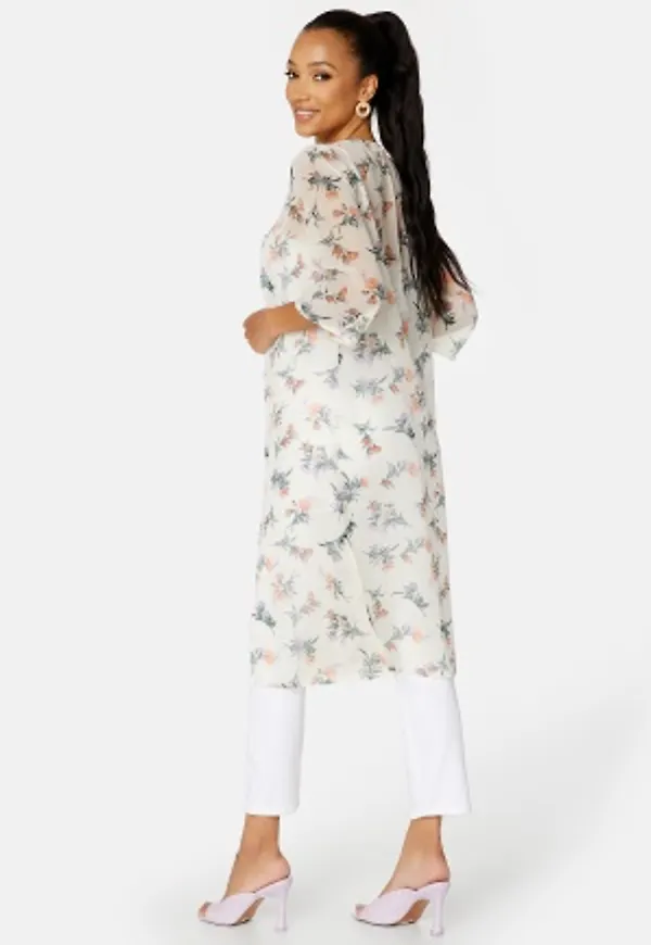Happy Holly Madja long kimono Beige / Patterned 36/38