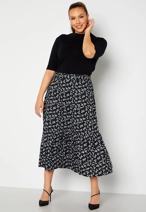 Happy Holly Melony skirt Black / Patterned 36/38