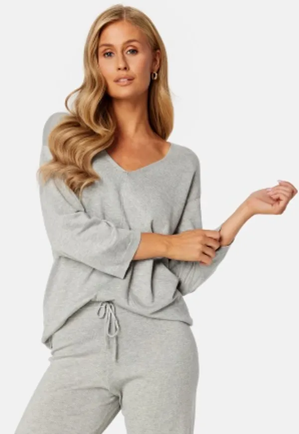 Happy Holly Pammy cozy top Light grey 52/54