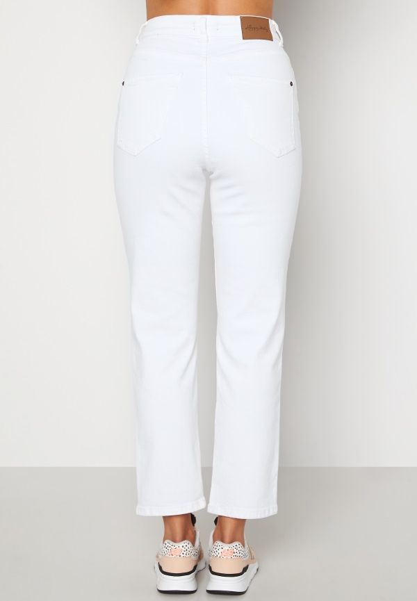 Happy Holly Peggy straight leg jeans White 36