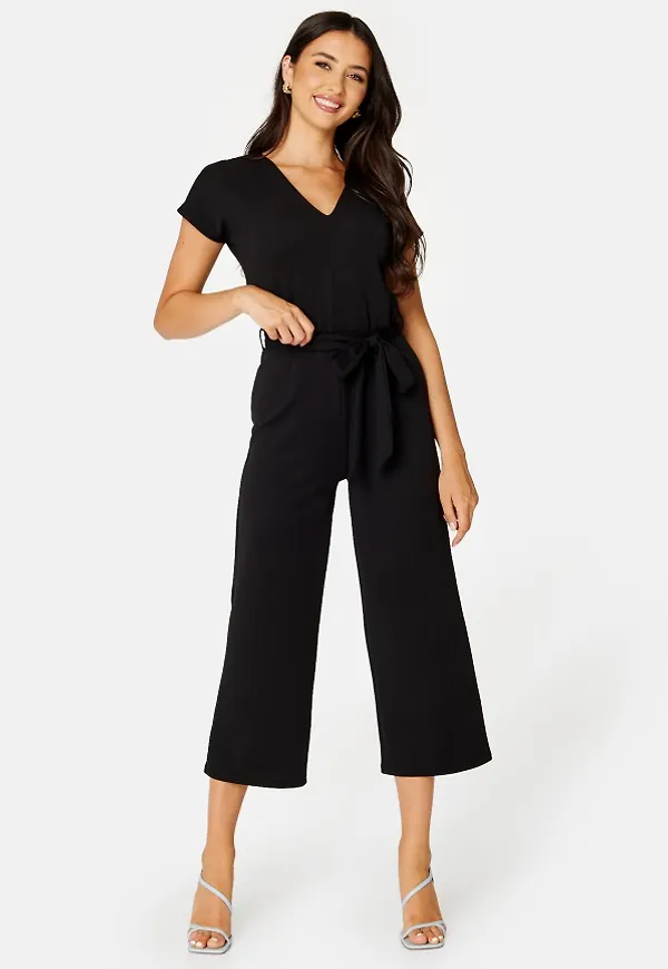 Happy Holly Sady kimono sleeve jumpsuit Black 32/34