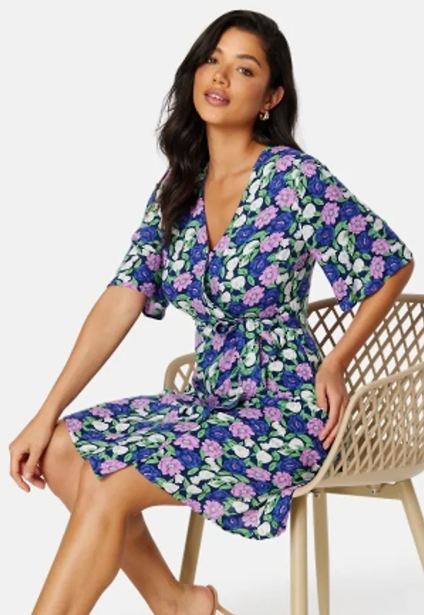Happy Holly Savannah dress Blue / Patterned 44/46