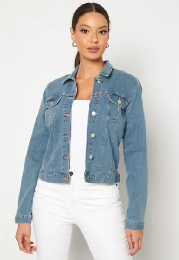 Happy Holly Skyler denim jacket Light denim 52