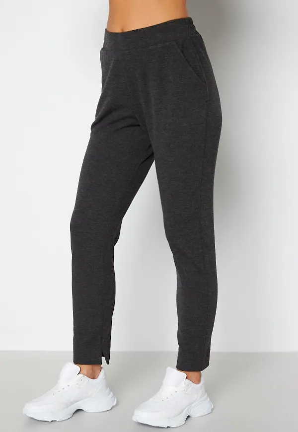 Happy Holly Tora soft pants Dark grey melange 32/34