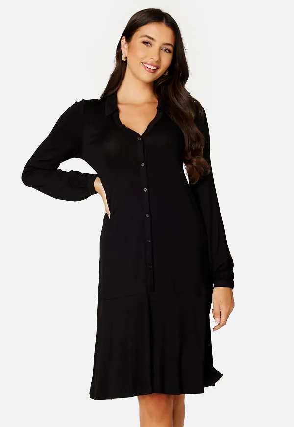 Happy Holly Viola button dress Black 44/46