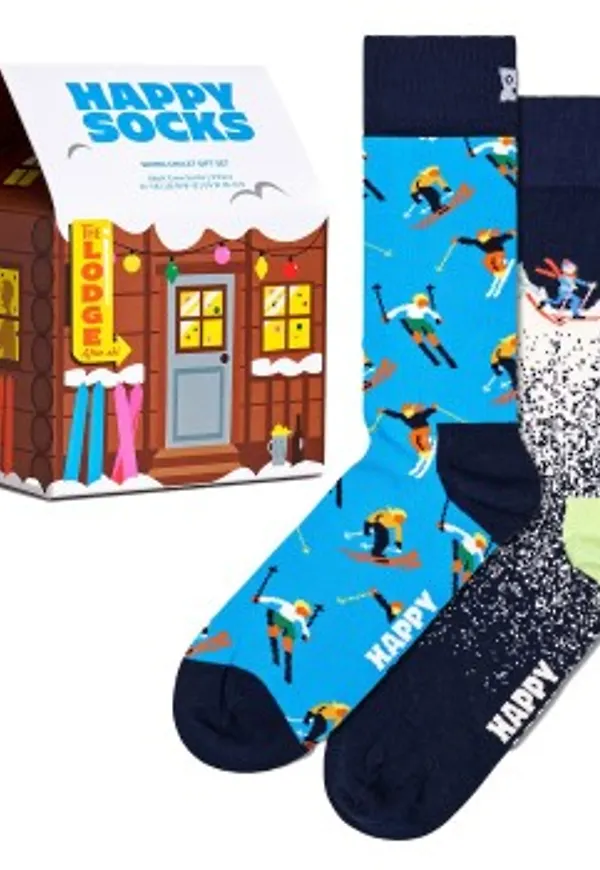 Happy socks Strumpor 2P Skiing Chalet Gift Set Flerfärgad Strl 36/40