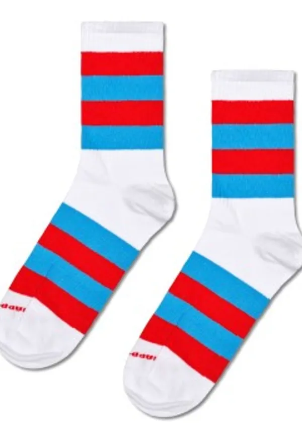 Happy socks Strumpor 2P Stripe It Crew Sock Randig Strl 36/40