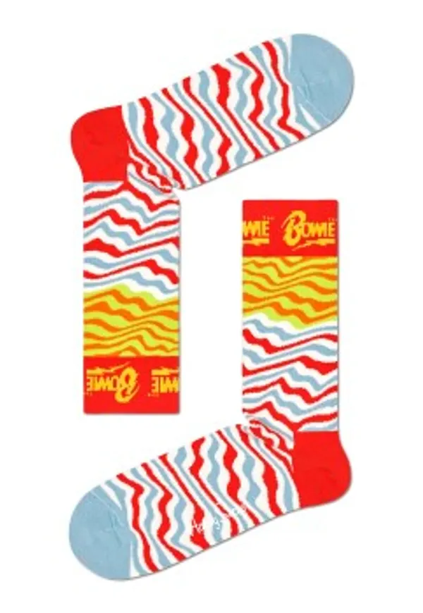 Happy socks Strumpor David Bowie Sock Röd Mönstrad bomull Strl 36/40