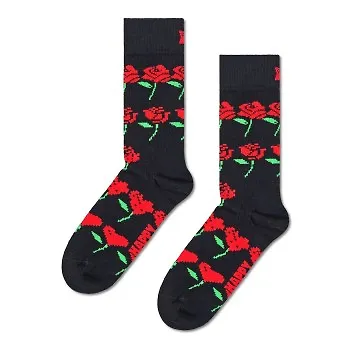 Happy socks Strumpor Rose Hearts Sock Svart Strl 36/40