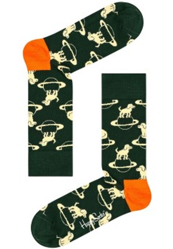 Happy socks Strumpor Space Dog Sock Mörkgrön bomull Strl 41/46