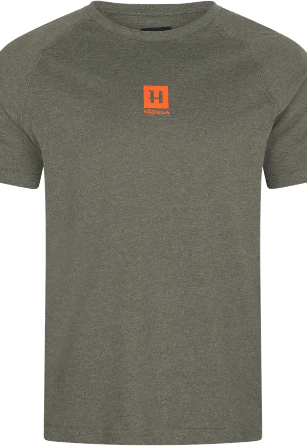Härkila Men's Härkila Instinct S/S T-Shirt Green Melange