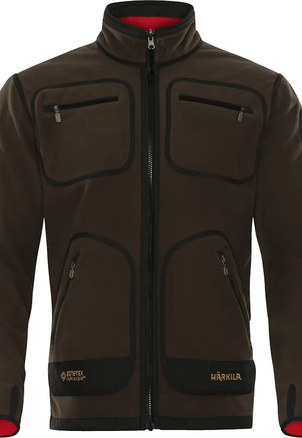 Härkila Men's Kamko Fleece Brown/Red