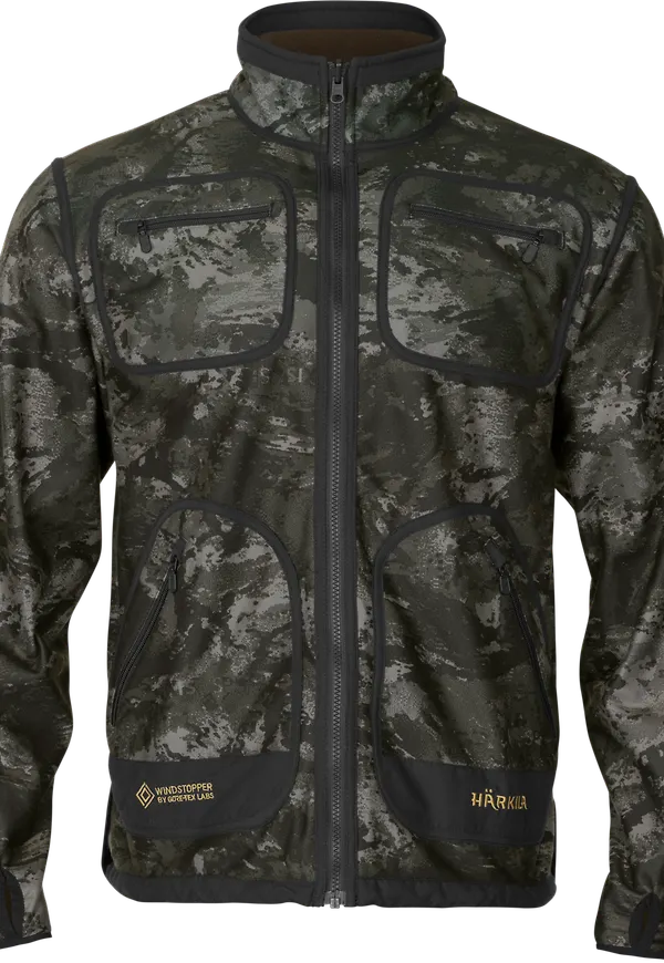 Härkila Men's Kamko Noctyx WSP Reversible Fleece Jacket Axis Msp®black/willow Green