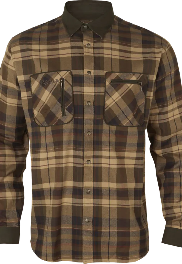 Härkila Men's Pajala Shirt Beige/Brown