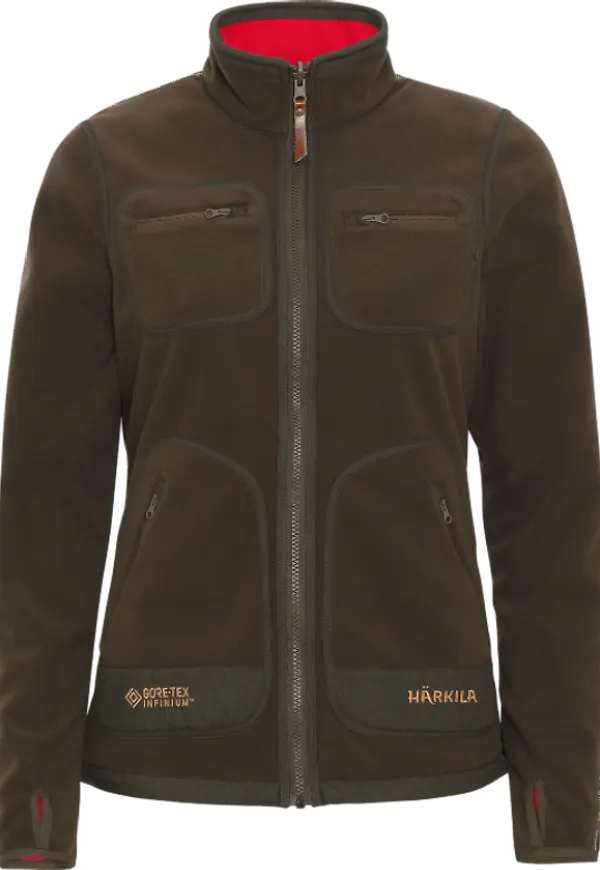 Härkila Women's Kamko Fleece Brown/Red