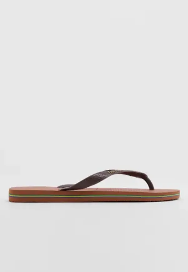 Havaianas Hav. Brasil Logo Flip-Flops Rose