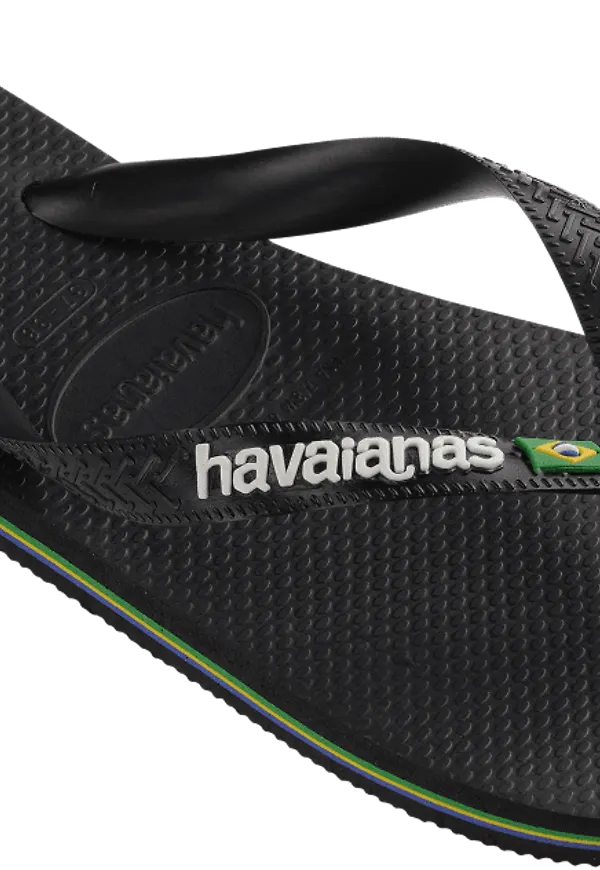 Havaianas Men's Brazil Logo Black/Black