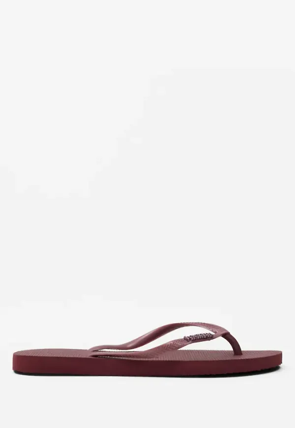 Havaianas - Röd - Hav. Slim Logo Metallic