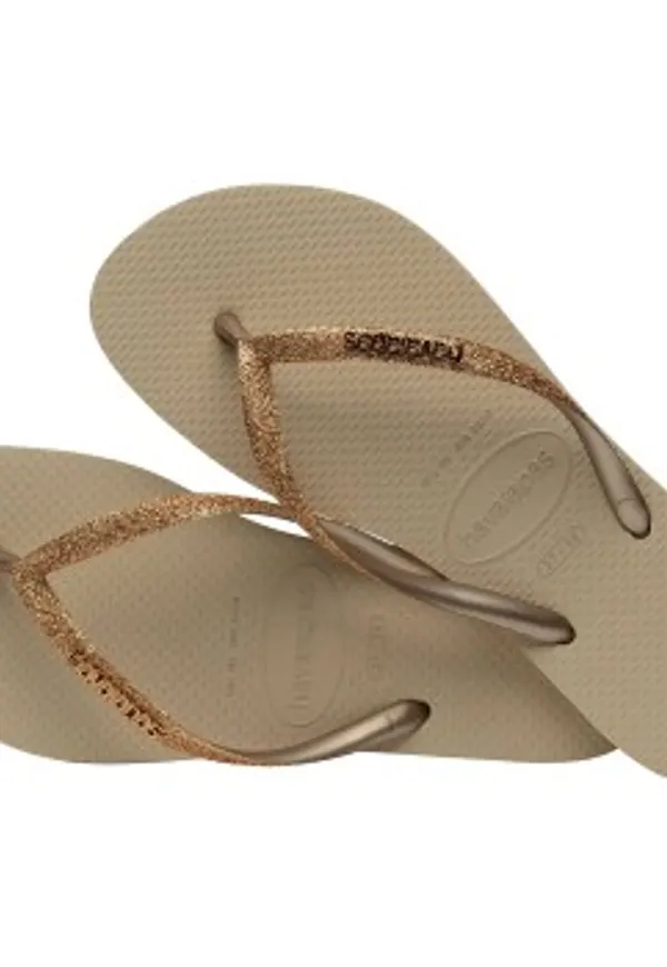 Havaianas Slim Glitter II Guld Strl 35/36 Dam