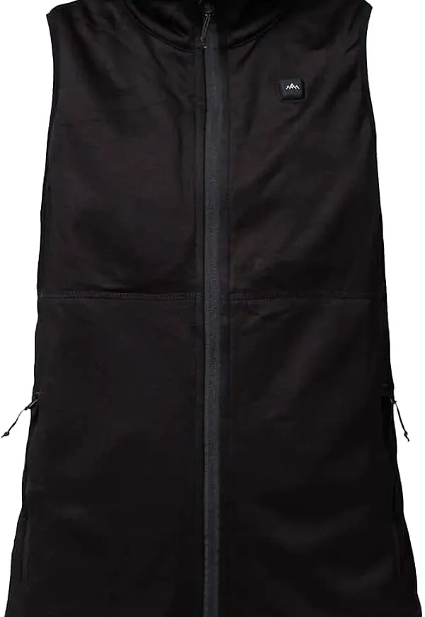 Heat Experience Women's HeatX Heated Fleece Vest Black