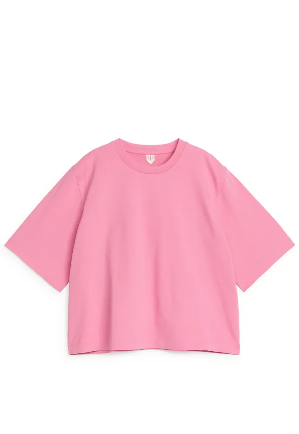 Heavyweight Boxy T-Shirt - Pink