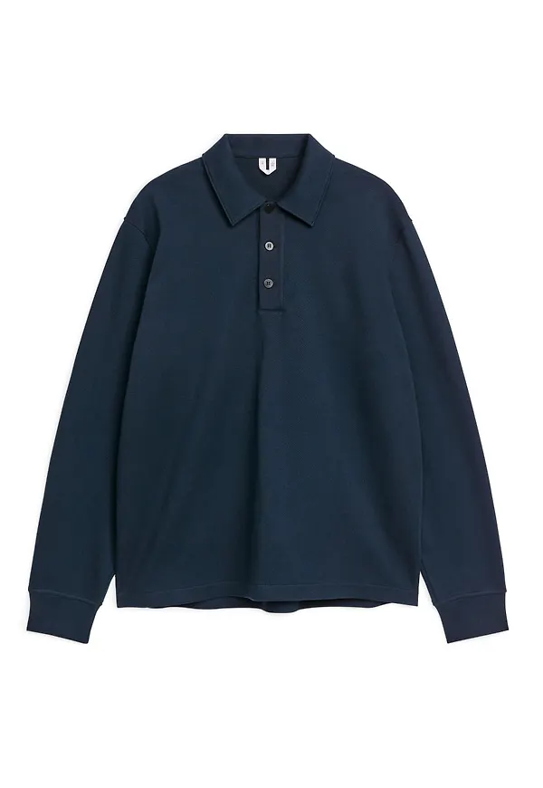 Heavyweight Rugby Shirt - Blue