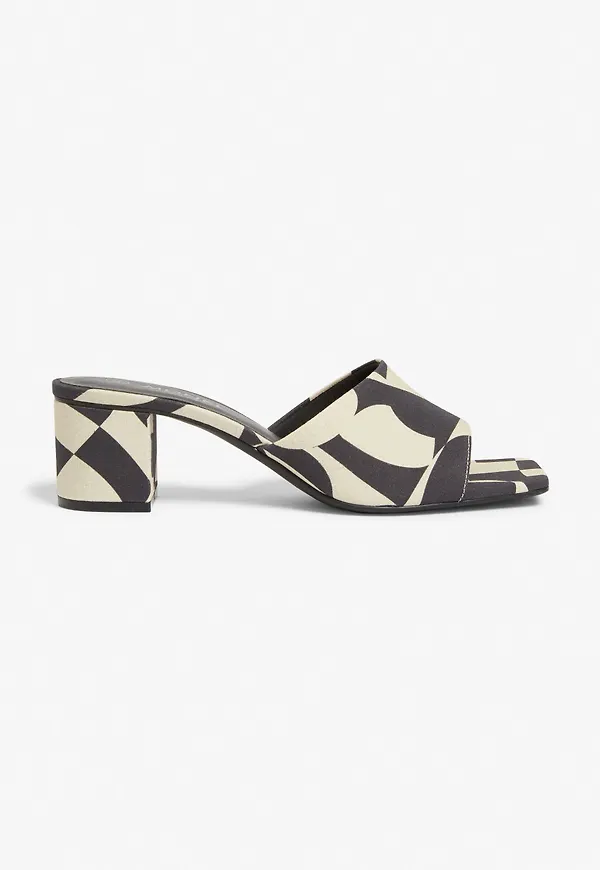 Heeled mules - Beige
