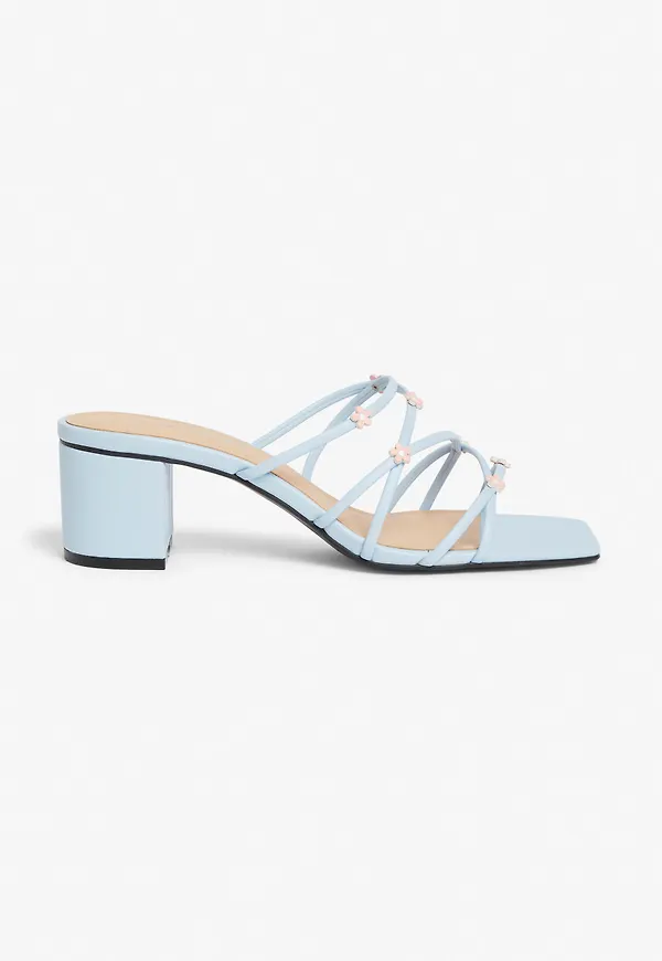 Heeled mules - Blue
