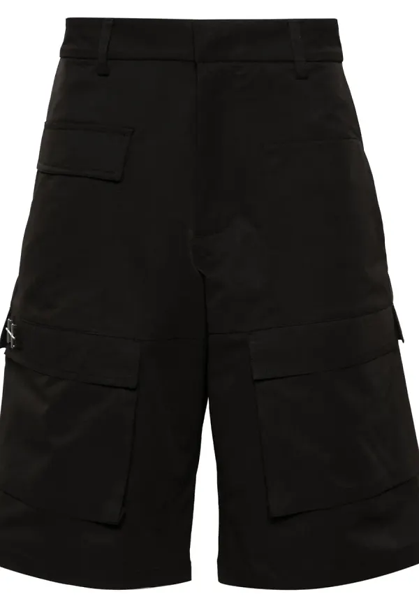 HELIOT EMIL Cellulae cargoshorts - Svart