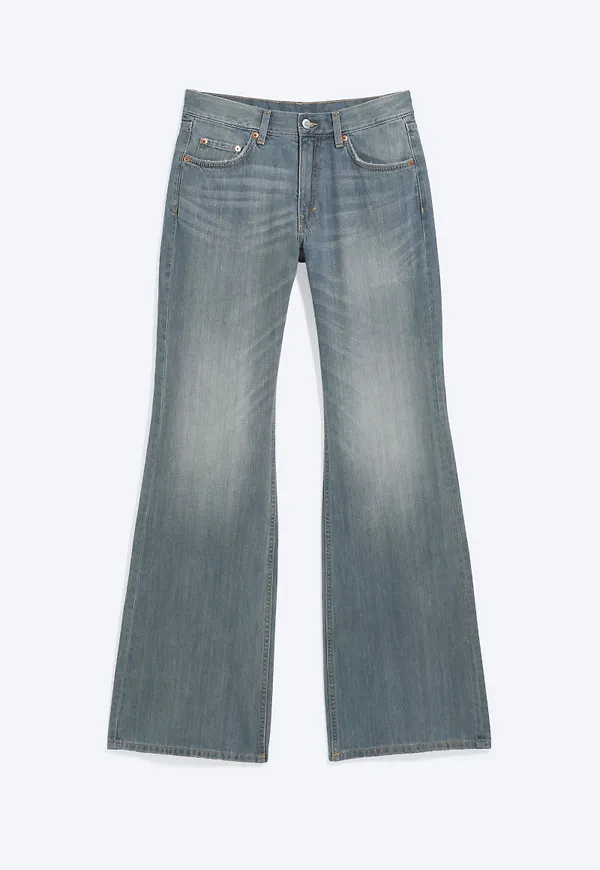 Helix mid Rise Regular Flared Jeans