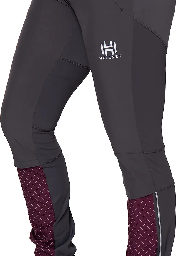 Hellner Harrå Hybrid Pants Women Grape Wine