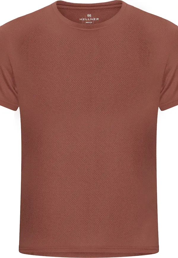 Hellner Men's Tossis Mesh Tee Chutney