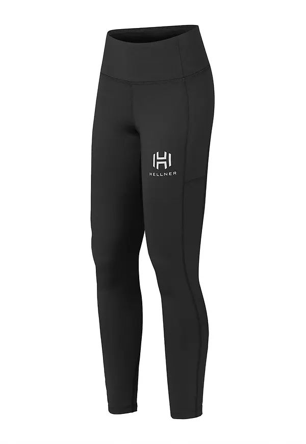 Hellner Mustavaara Running Tights Women Jet Black