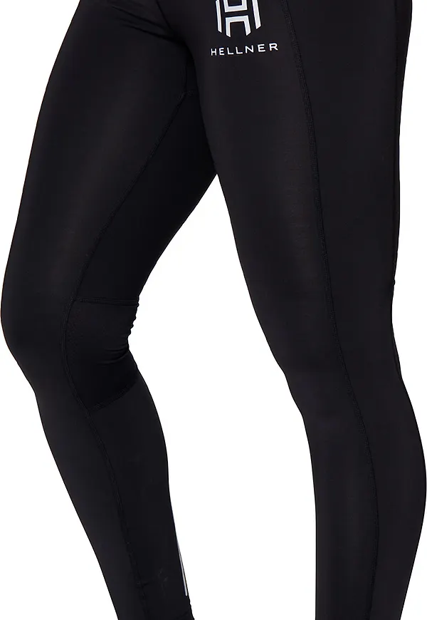 Hellner Mustavaara Running Tights Women Jet Black