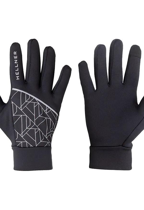 Hellner Running Tech Fleece Glove Black Beauty