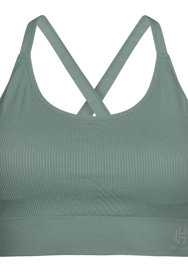 Hellner Women's Seamless Tech Sport Bra Laurel Wreath