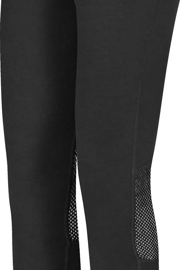 Hellner Women's Wool Tech Base Layer Pant Black Beauty